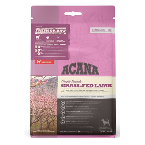 Acana Grass-Fed Lamb Tahılsız Kuzulu Yetişkin Köpek Maması 340 Gr