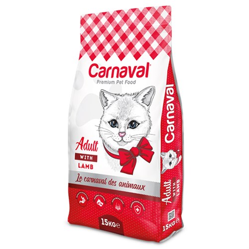 Carnaval Premium Adult Lamb&Rice Adult Kuzu Etli Yetişkin Kedi Maması