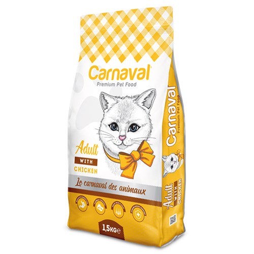 Carnaval Premium Adult Tavuklu Yetişkin Kedi Maması