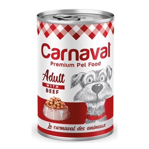 Carnaval Premium Biftekli Yetişkin Köpek Konservesi