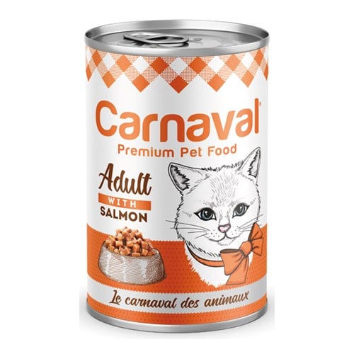 Carnaval Premium Somon Balıklı Yetişkin Konserve Kedi Maması