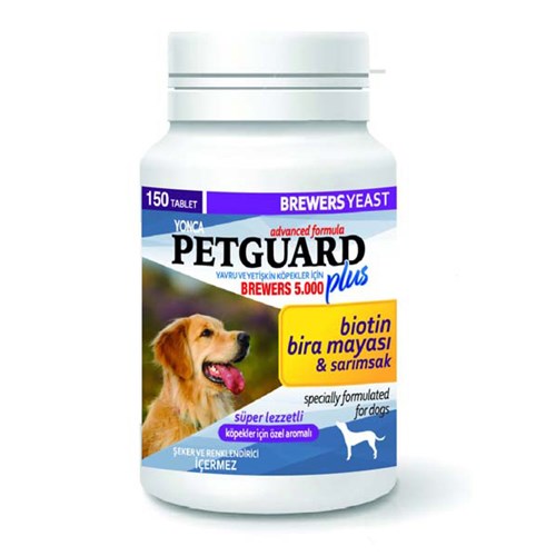 Petguard Biotin ve Sarımsaklı Bira Mayası Köpek Vitamini