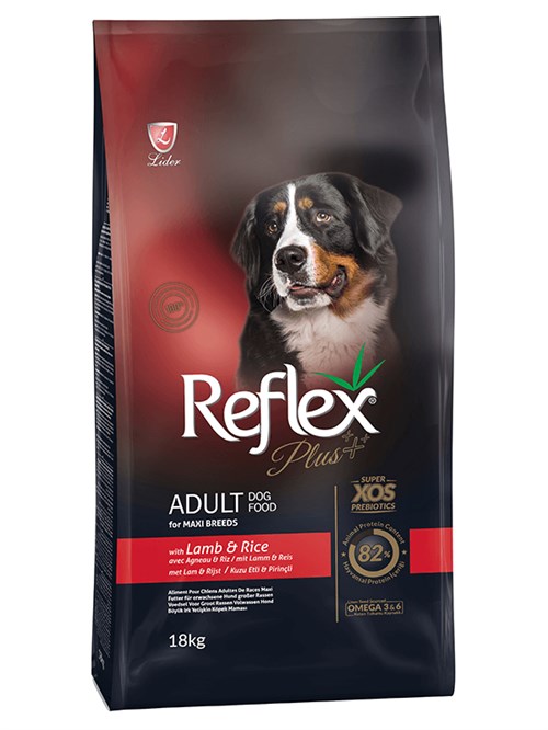 Reflex Plus Orta ve Büyük Irk Kuzu Etli Yetişkin Köpek Maması