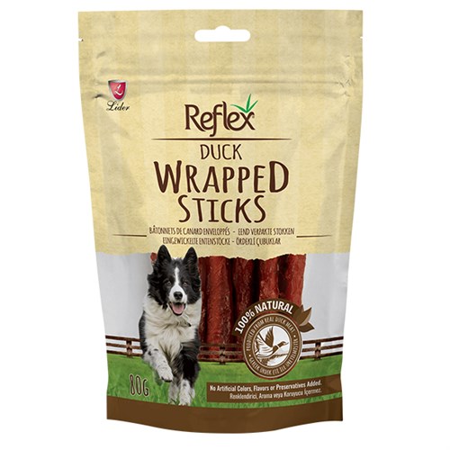 Reflex Wrapped Sticks Ördekli Köpek Ödül Çubukları