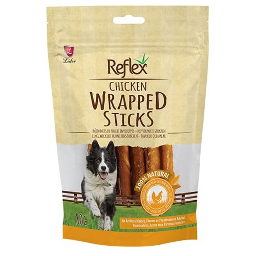 Reflex Wrapped Sticks Tavuklu Köpek Ödül Çubukları
