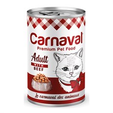 Carnaval Premium Biftekli Yetişkin Konserve Kedi Maması