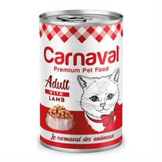 Carnaval Premium Kuzu Etli Yetişkin Konserve Kedi Maması