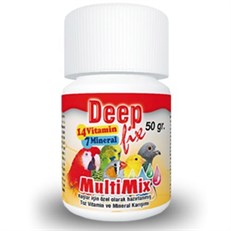 Deep Fix Multi Mix Kafes Kuşlari Için Toz Vitamin Ve Mineral Karışımı