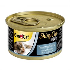 Gimcat Shinycat Tuna Balıklı Karidesli Konserve Kedi Maması