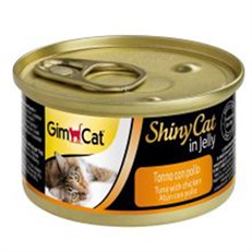 Gimcat Shinycat Tuna Balıklı Tavuklu Konserve Kedi Maması