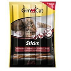 Gimcat Sticks Hindi ve Tavşanlı Kedi Ödül Çubuğu