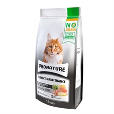 Pronature Hypo-Allergenic Tahılsız Somonlu Karidesli Yetişkin Kedi Maması