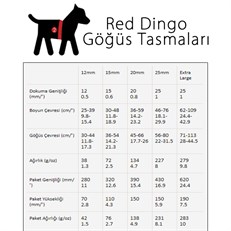 Red Dingo Dreamstream Desenli Köpek Göğüs Tasması