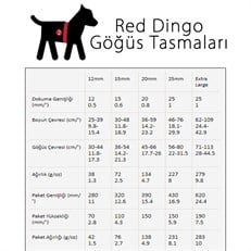 Red Dingo Flanno Desenli Köpek Göğüs Tasması
