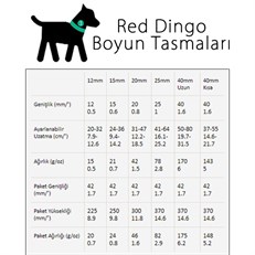 Red Dingo Kemik Tokalı   Köpek Boyun Tasması