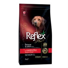Reflex Plus Kuzulu Orta ve Büyük Irk Yaşlı Köpek Maması