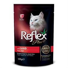 Reflex Plus Kuzulu Soslu Yetişkin Konserve Kedi Maması