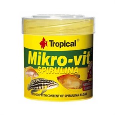 Tropical Mikro-Vit Spirulina Yavru Balıklar için Spirulina Algli Balık Yemi