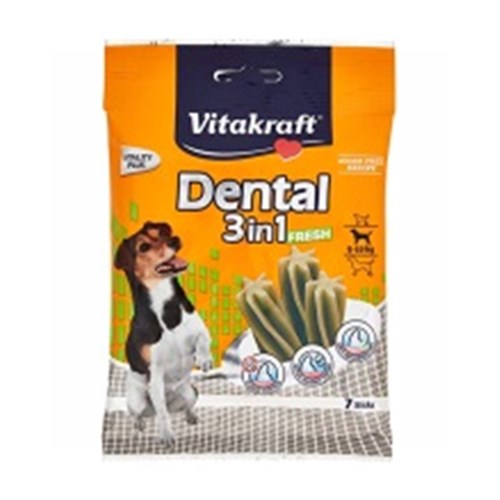 Vitakraft Dental 3in1 Diş Sağlığı İçin Naneli Köpek Ödül Maması